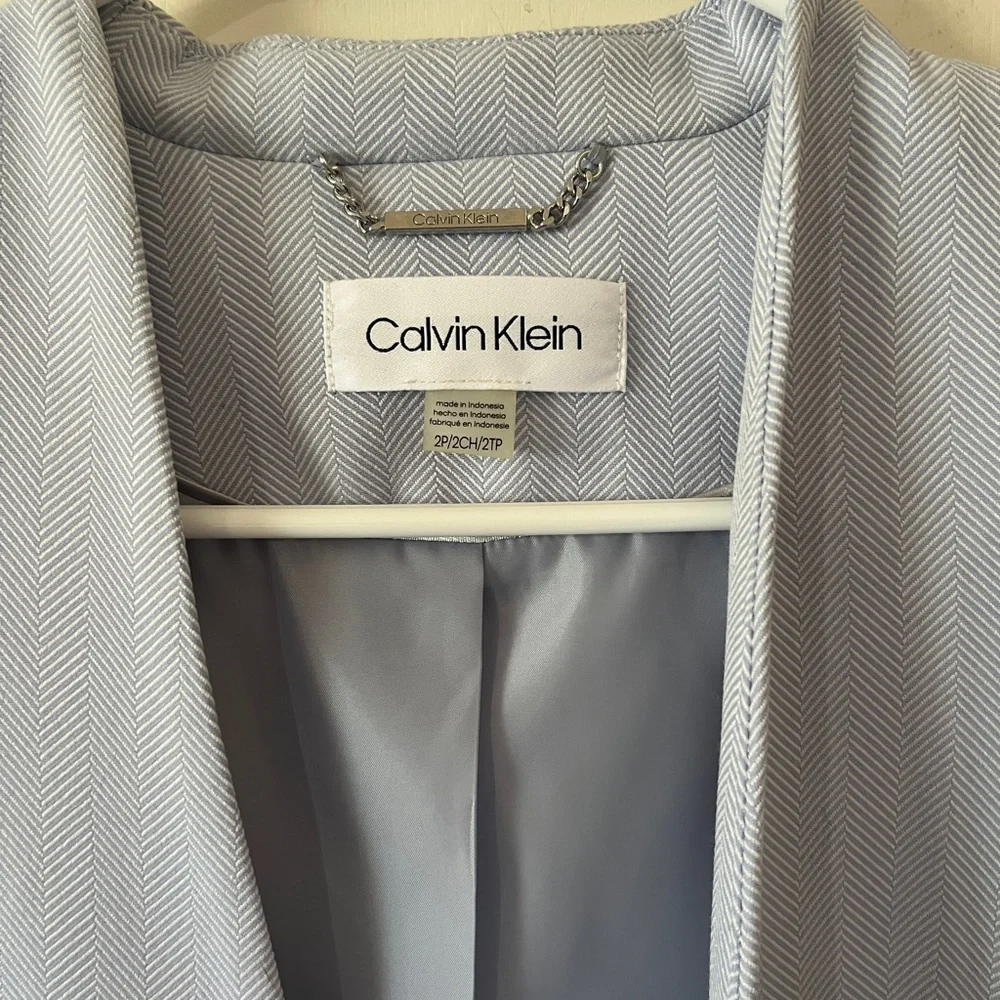 Calvin klein light blue petite Blazer - Picture 3 of 7
